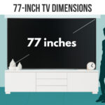 77 inch tv dimensions