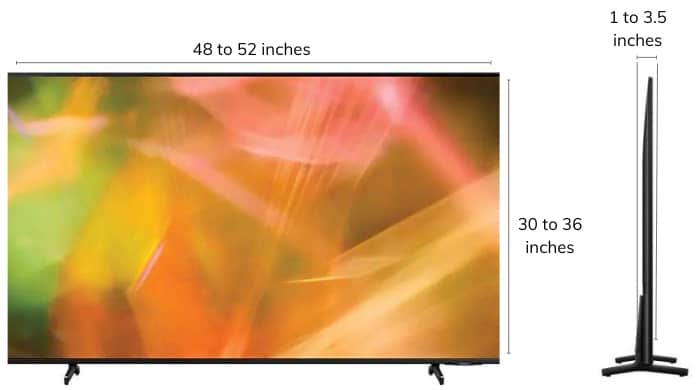 Dimensions-of-60-inch-TV
