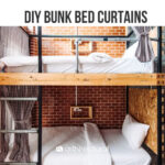 diy bunk bed curtains