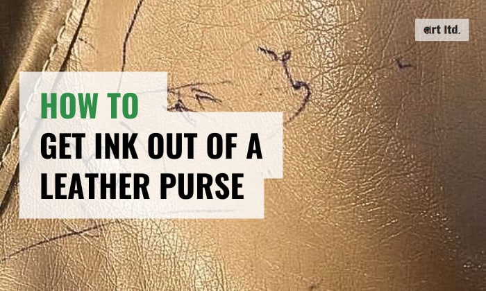 how to get ink out of a leather purse