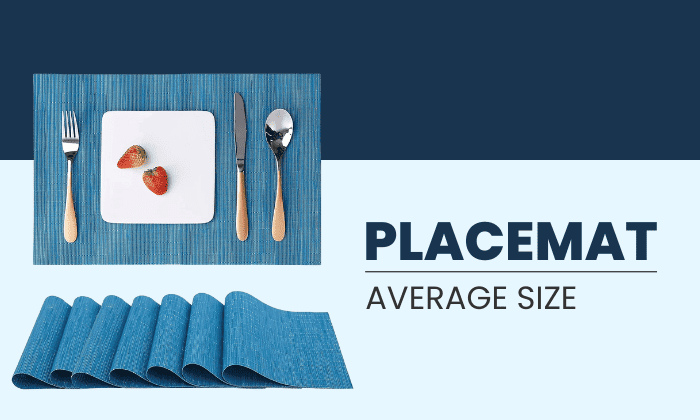 average placemat sizes