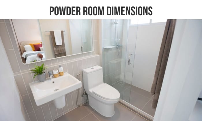 powder room dimensions