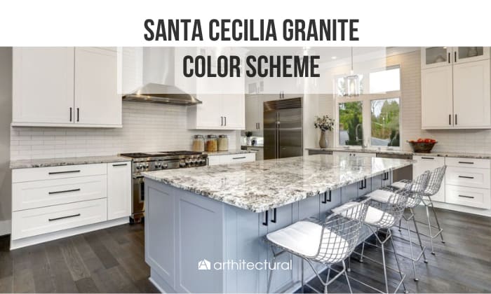 santa cecilia granite color scheme
