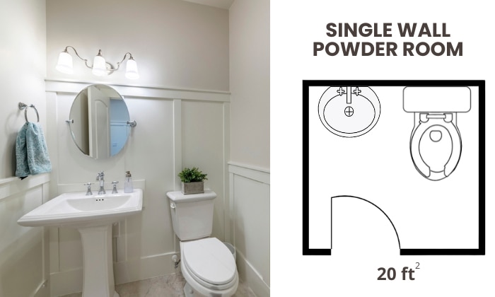 single-wall-powder-room-layout-ideas