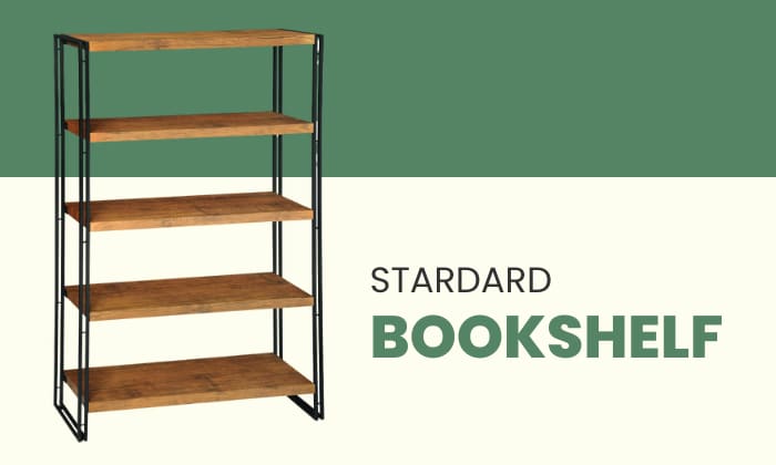 standard bookshelf dimensions