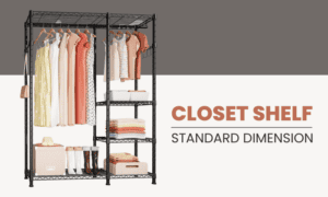 standard closet shelf height