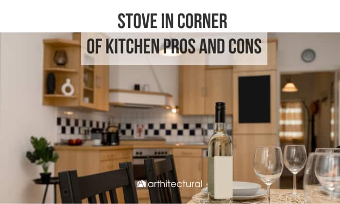stove in corner of kitchen pros and cons