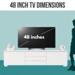 48 inch tv dimensions