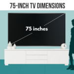 75 inch tv dimensions