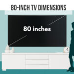 80 inch tv dimensions