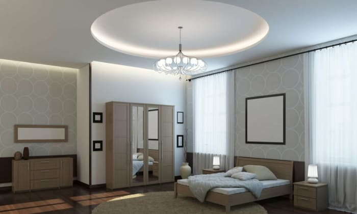 Round-tray-ceiling-with-neutral-colors