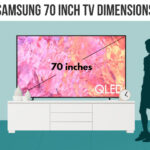 Samsung 70 inch tv dimensions