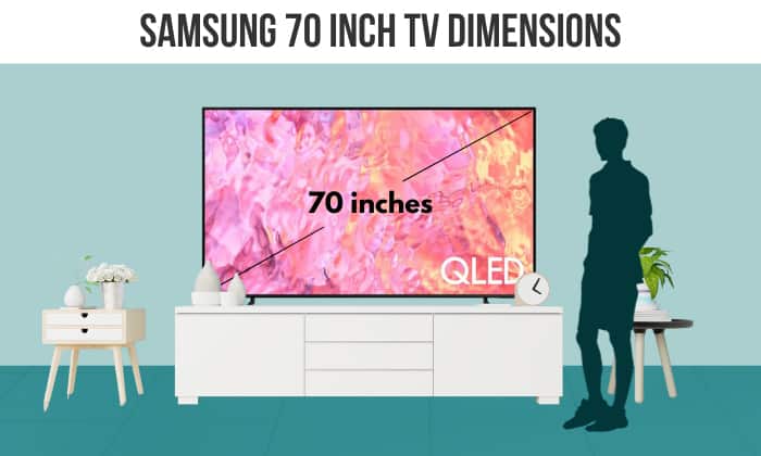 Samsung 70 inch tv dimensions