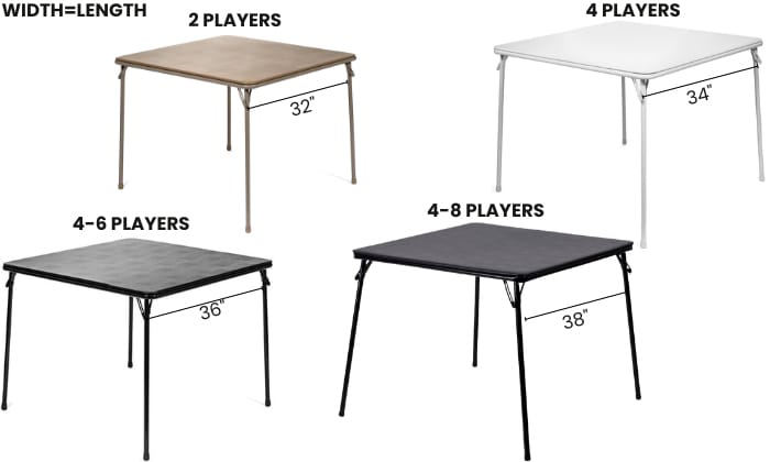 Square-card-table-dimensions