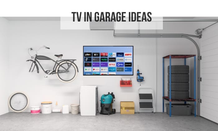 TV in Garage Ideas