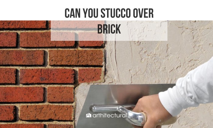can you stucco over brick