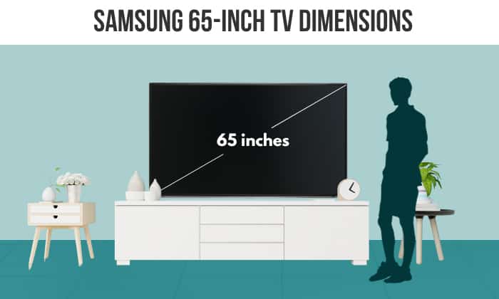 samsung 65 inch tv dimensions