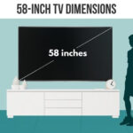 58 inch tv dimensions