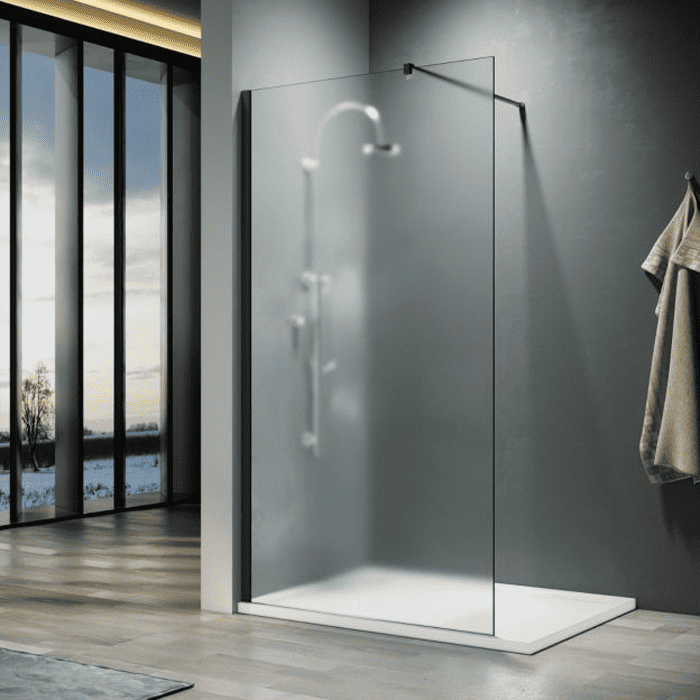 Frosted-Glass-Shower-Enclosure