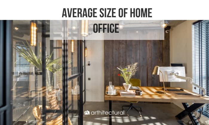 average size of home office 